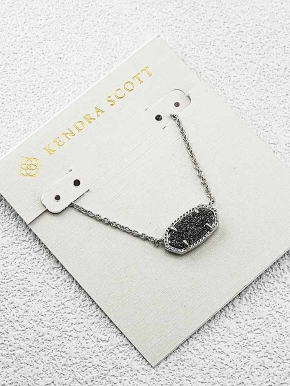 Kendra Scott Gray Quartz Necklace